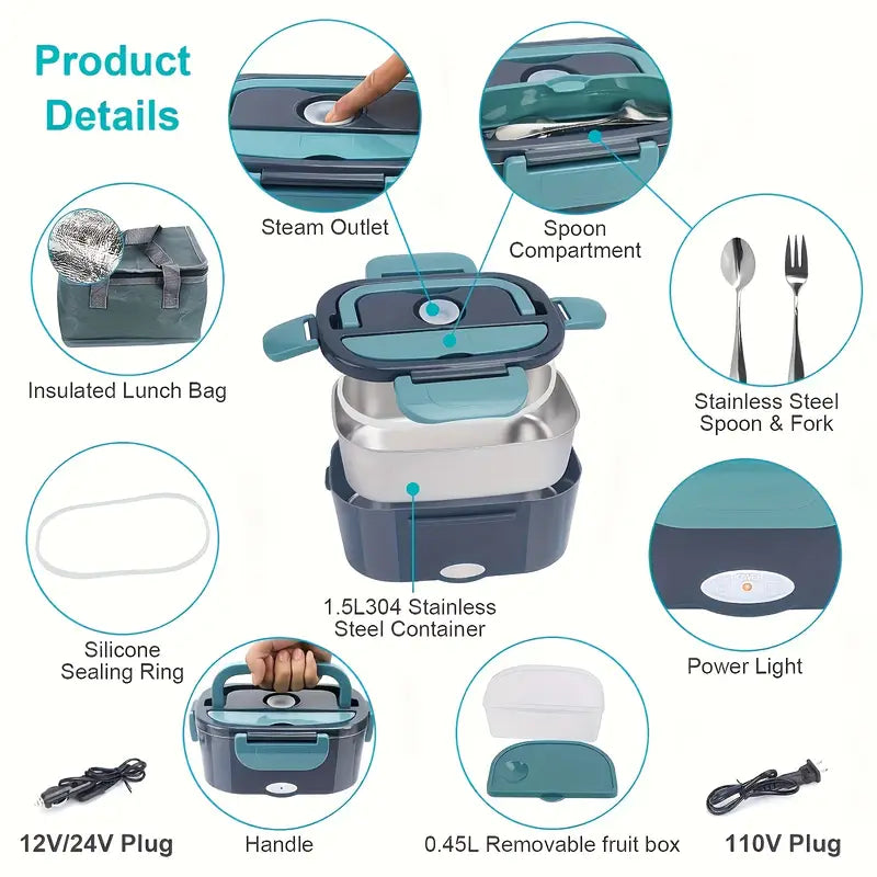 Heater, Ultra Quick Heated Lunch Boxes For Adult