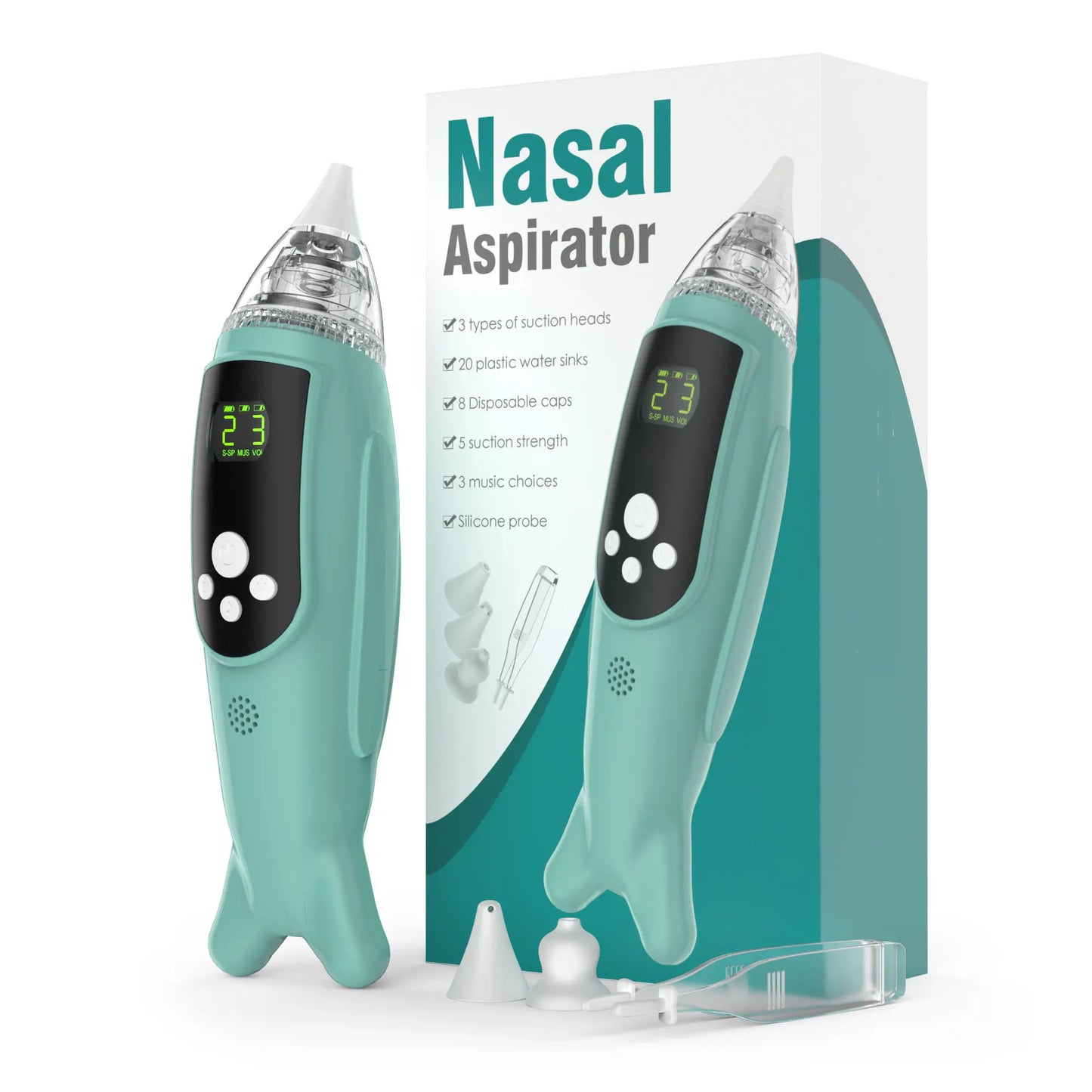 Baby nasal baby clean aspirator mucus newborn anti - reflux nasal catheter